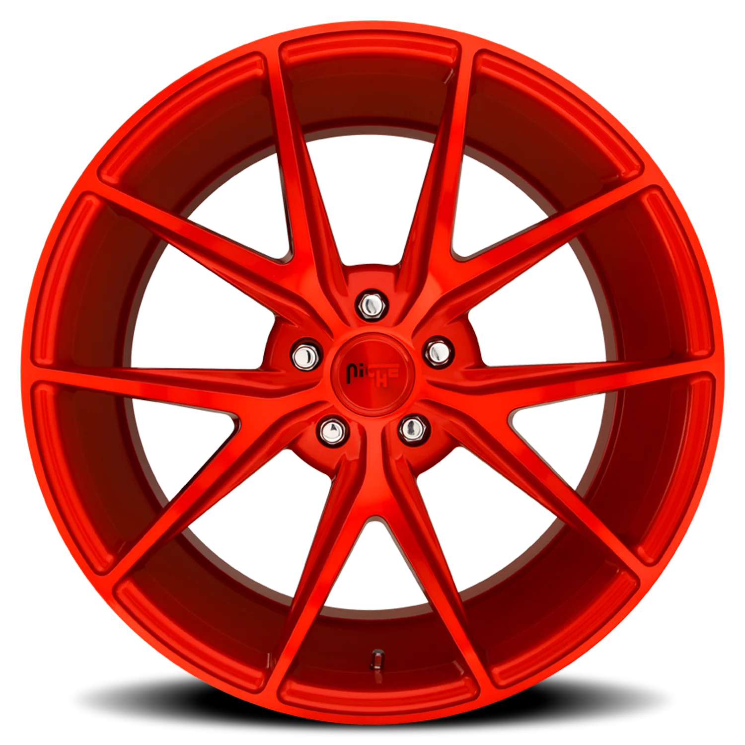 Niche Misano M186 20x9 5x114.3 +35 Red - Image 3