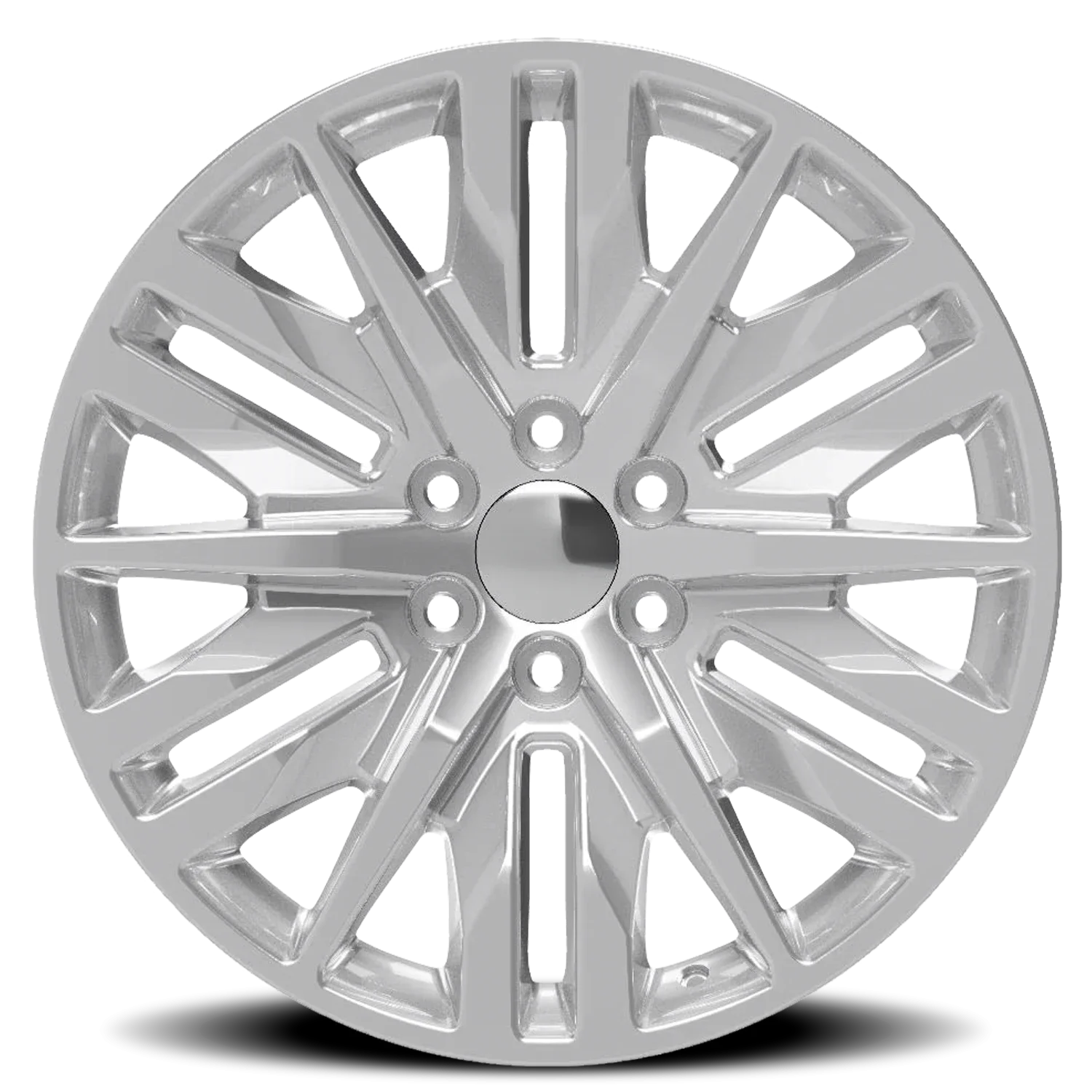 OE Wheels CV33 22x9 6x139.7 +28 Polished - Image 2