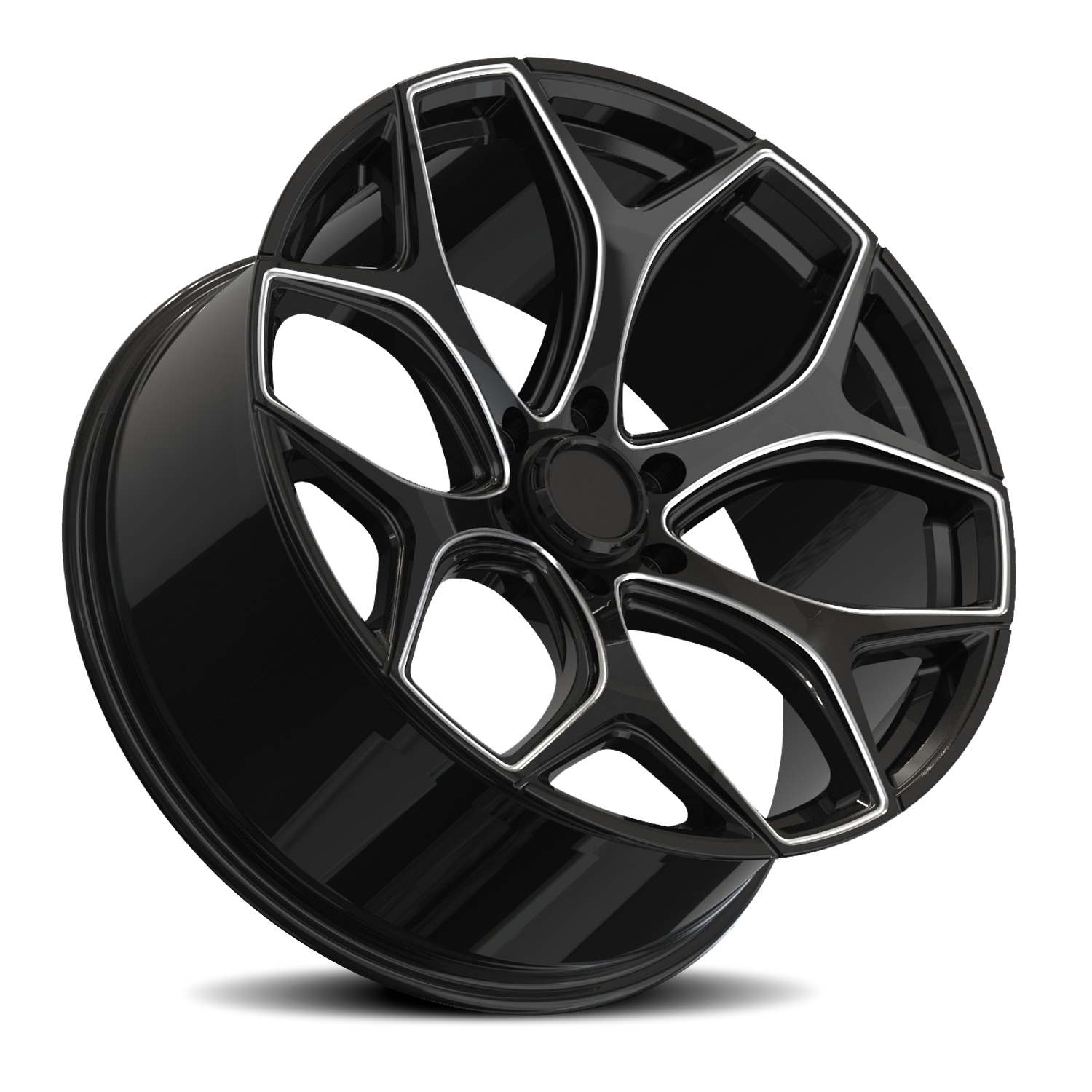 Repco F01 22x10 6x135 +25 Black - Image 2