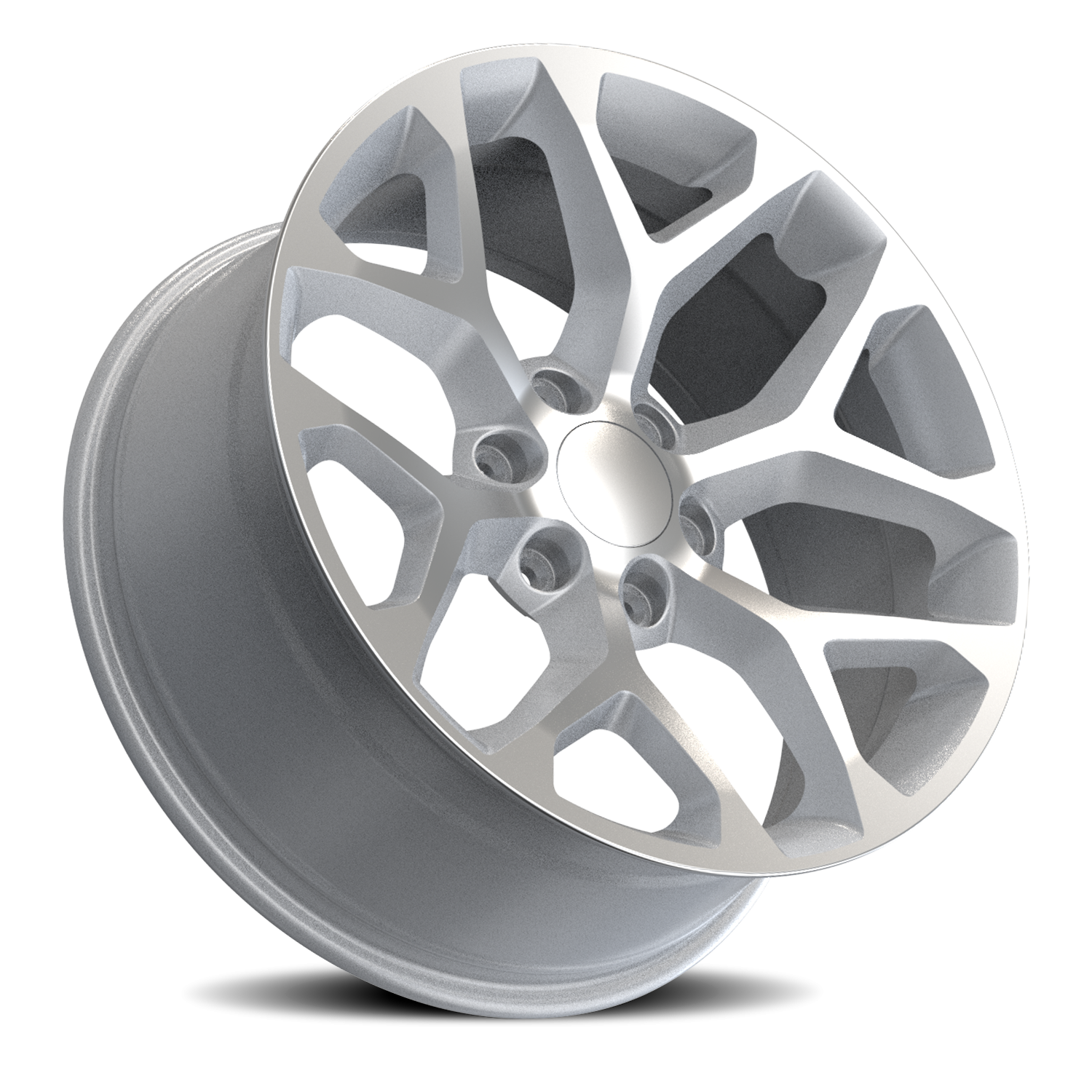 Repco G09 22x9 6x139.7 +24 Silver - Image 2