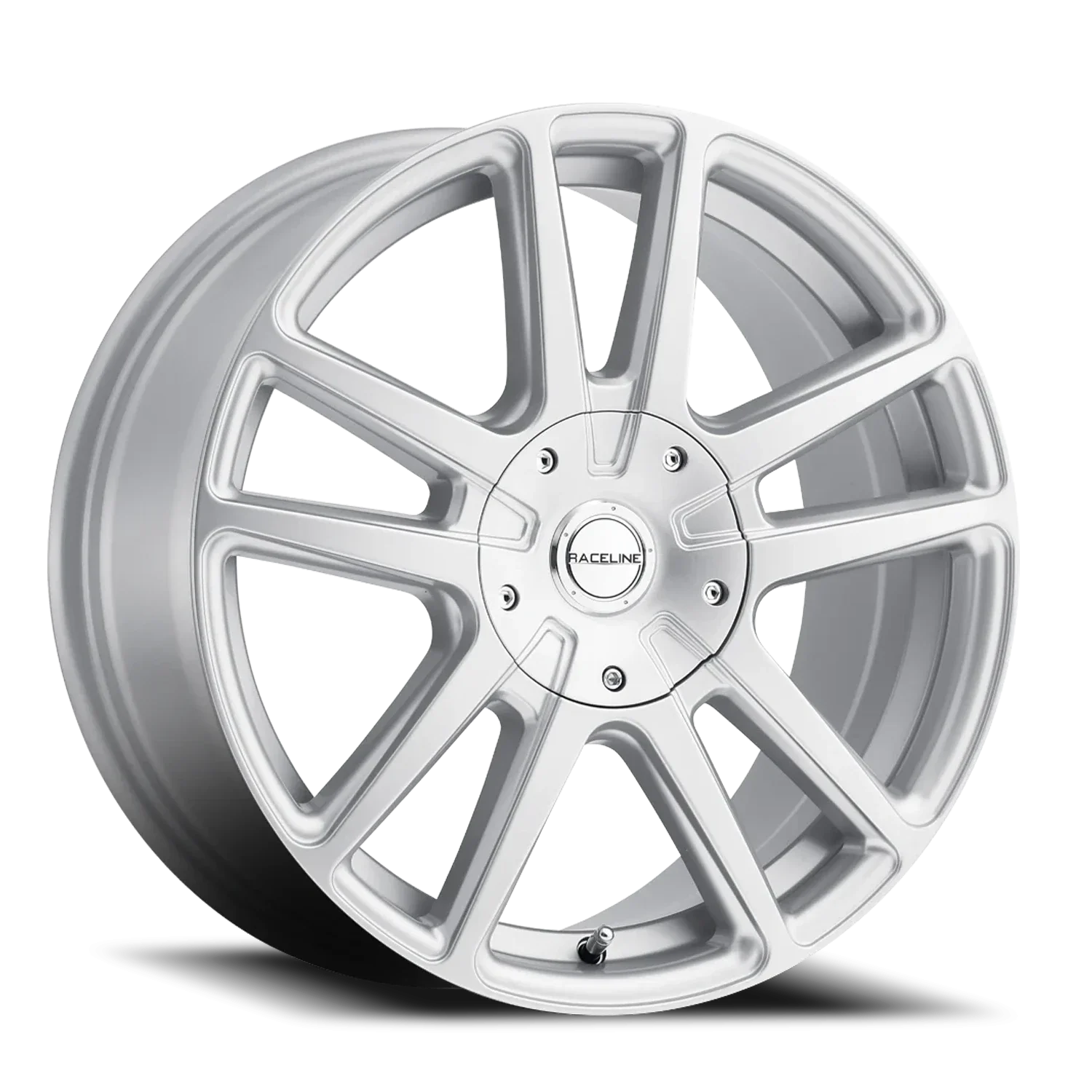 Raceline Encore 145S 18x8 5x114.3/5x127 +40 Silver