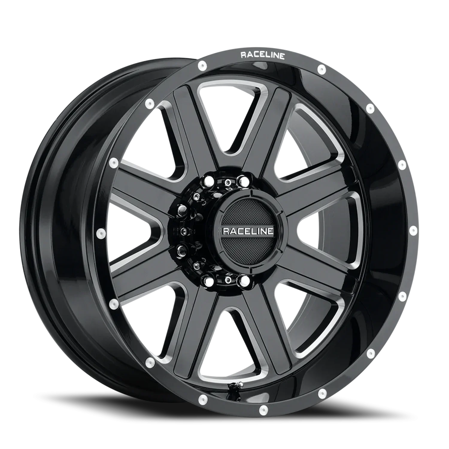 Raceline Hostage 940M 20x9 8x165.1 +12 Black