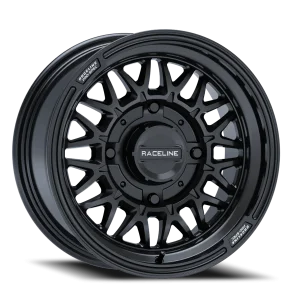Raceline Omega A13GB 15x10 4x156 Black
