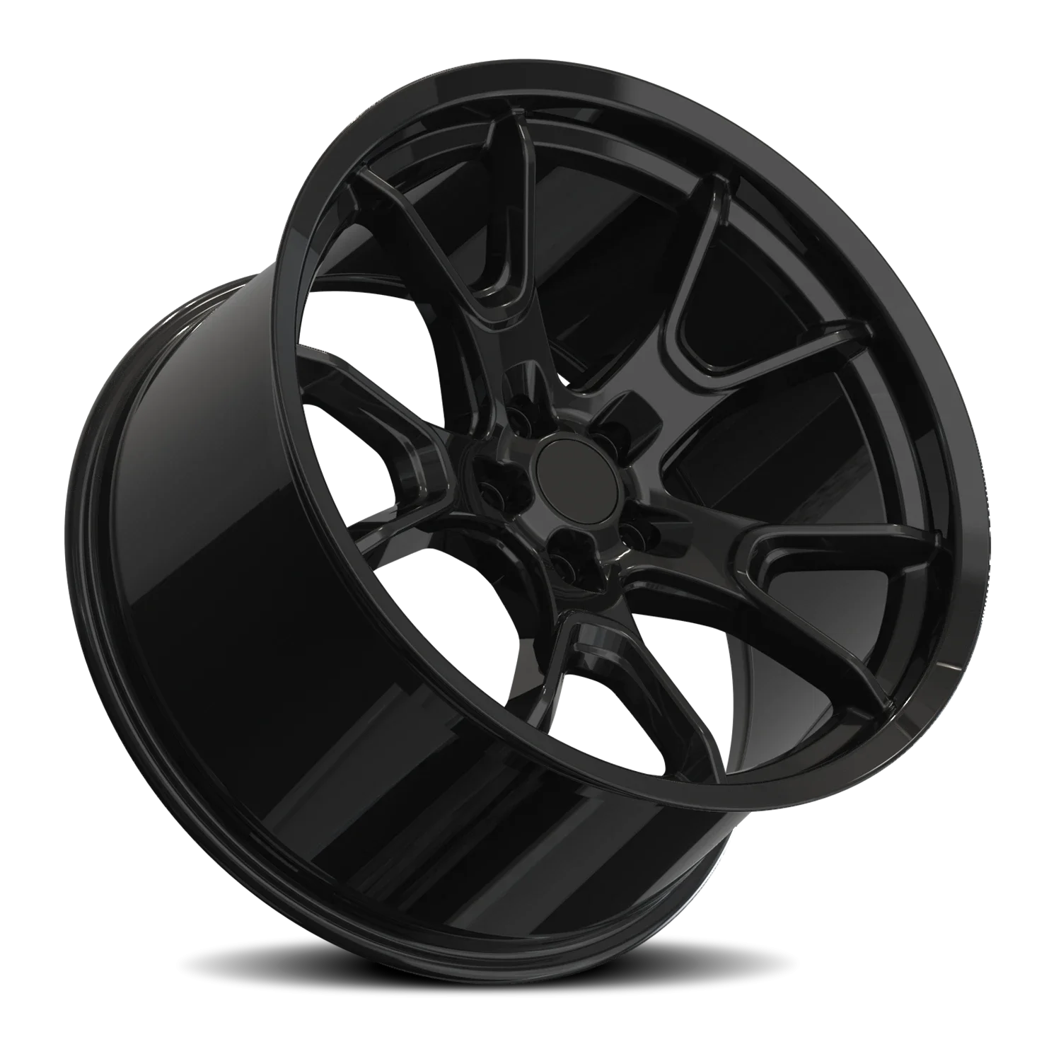 Replicas by Luxxx DG06 20x9.5 5x115 +15 Black - Image 2