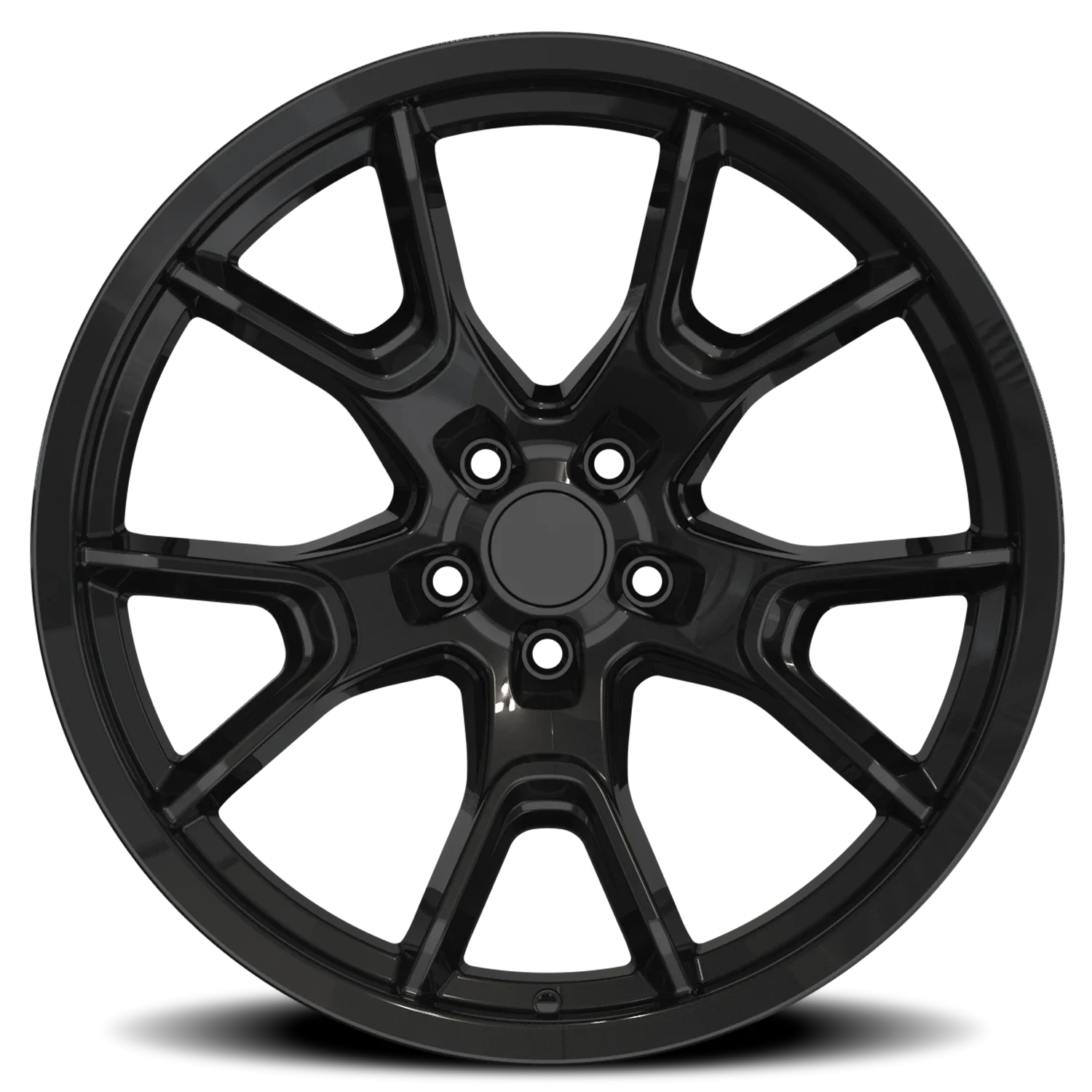 Replicas by Luxxx DG06 20x9.5 5x115 +15 Black - Image 3