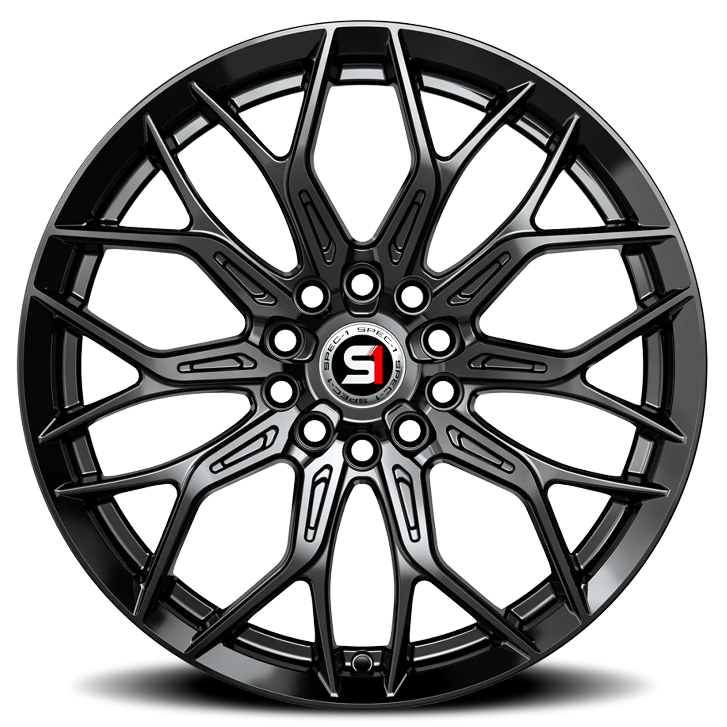 Spec-1 SP-57 17x7.5 5x114.3/5x120 +42 Black - Image 3