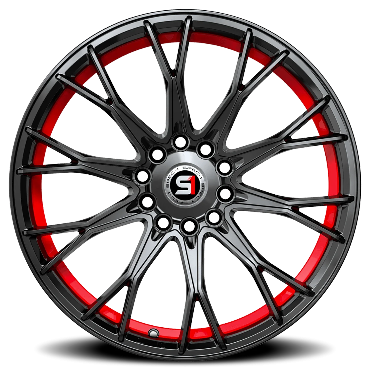 Spec-1 SP-59 18x8 5x112/5x114.3 +38 Black - Image 3