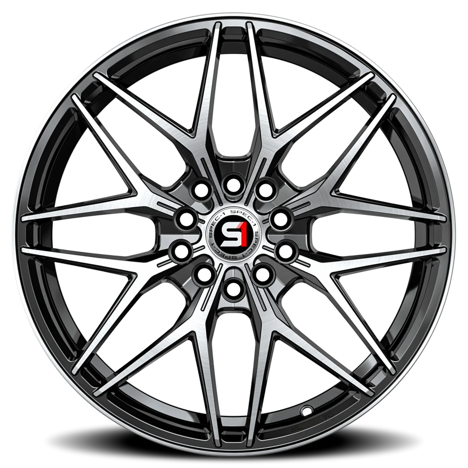 Spec-1 SP-60 17x7.5 5x114.3/5x120 +42 Black - Image 3