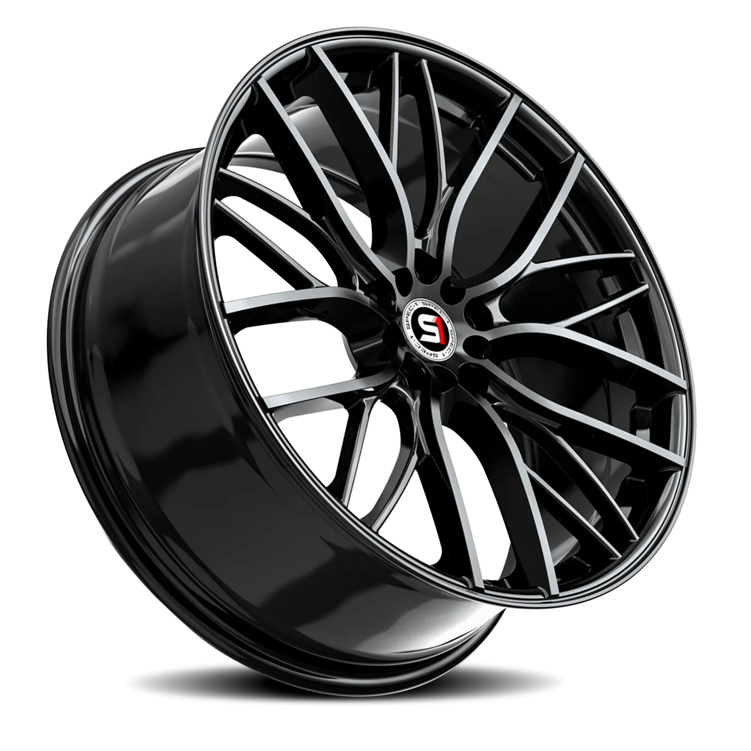 Spec-1 SP-61 17x8 5x108/5x114.3 +42 Black - Image 2