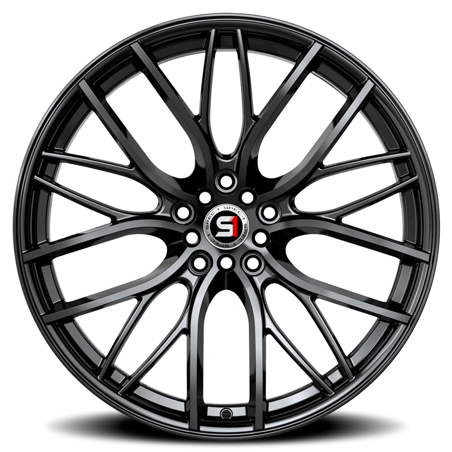 Spec-1 SP-61 17x8 5x108/5x114.3 +42 Black - Image 3