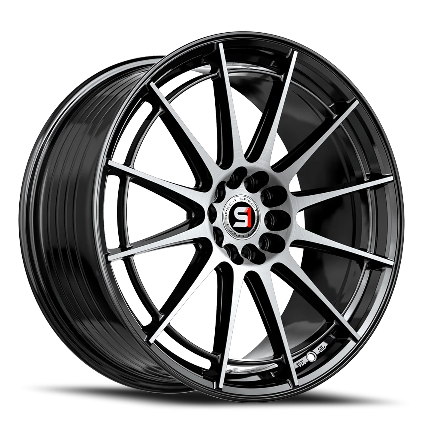 Spec-1 SP-64 17x8 5x114.3/5x120 +42 Black