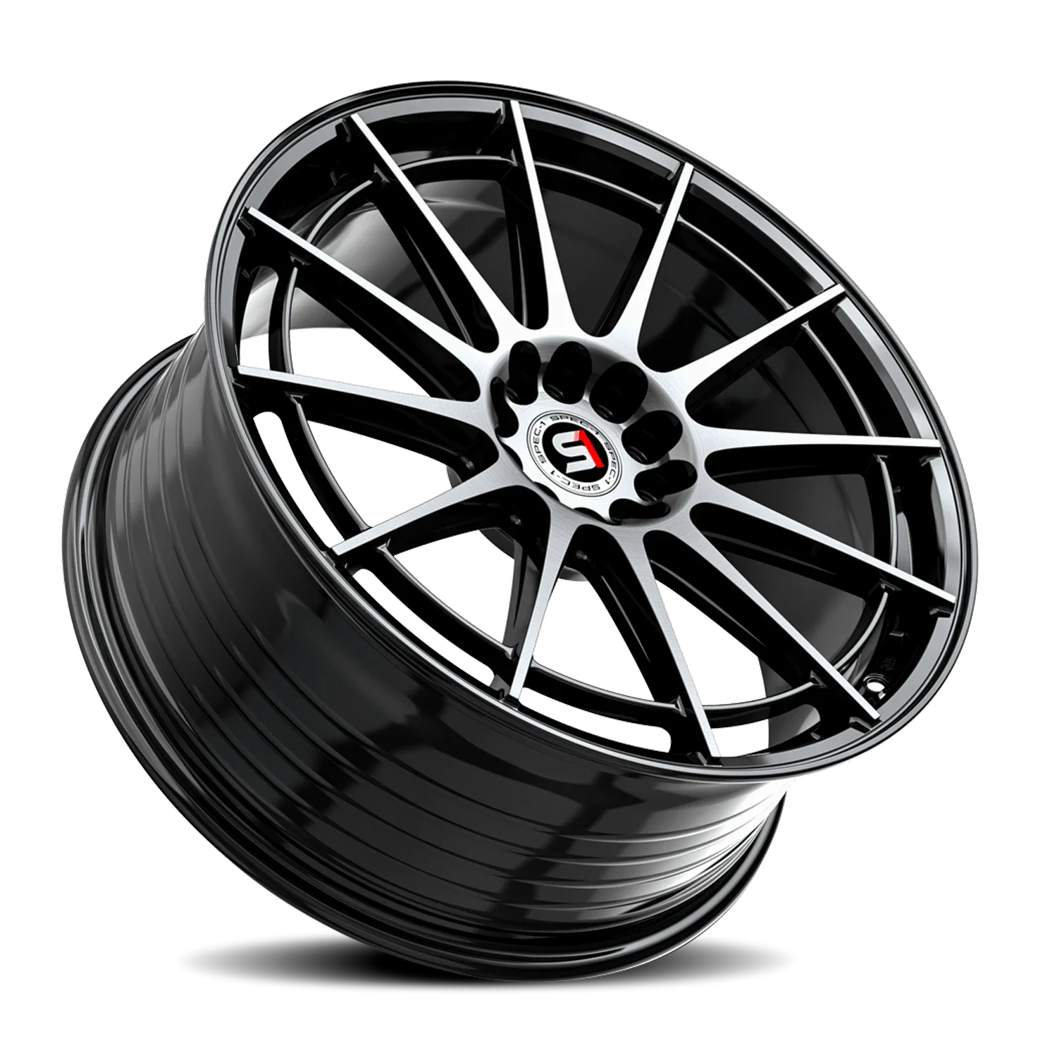 Spec-1 SP-64 17x8 5x108/5x114.3 +42 Black - Image 2