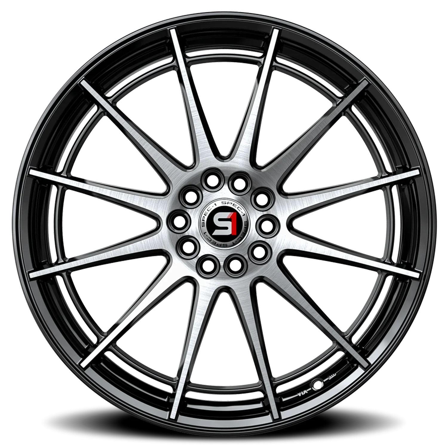Spec-1 SP-64 17x8 5x114.3/5x120 +42 Black - Image 3
