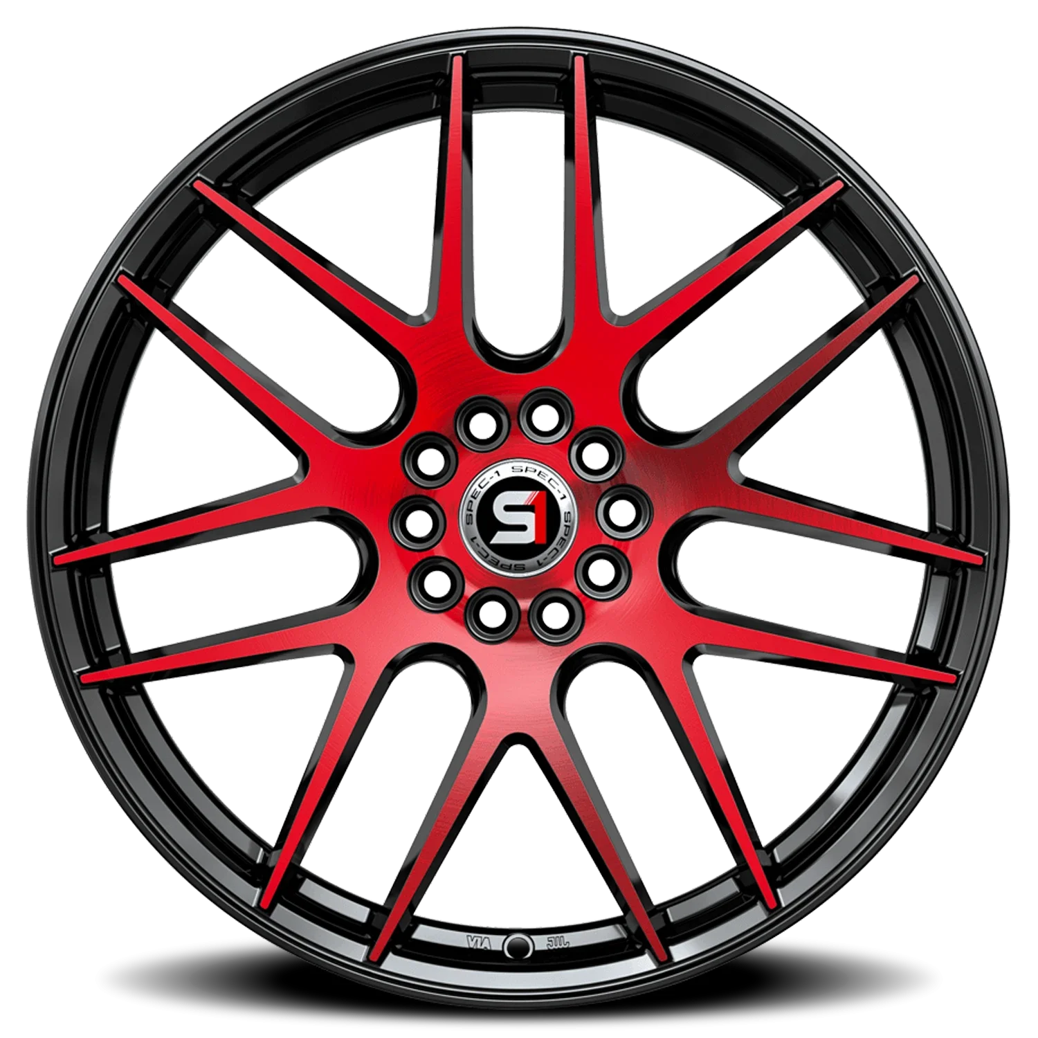 Spec-1 SP-65 20x8.5 5x114.3/5x120 +38 Black - Image 3