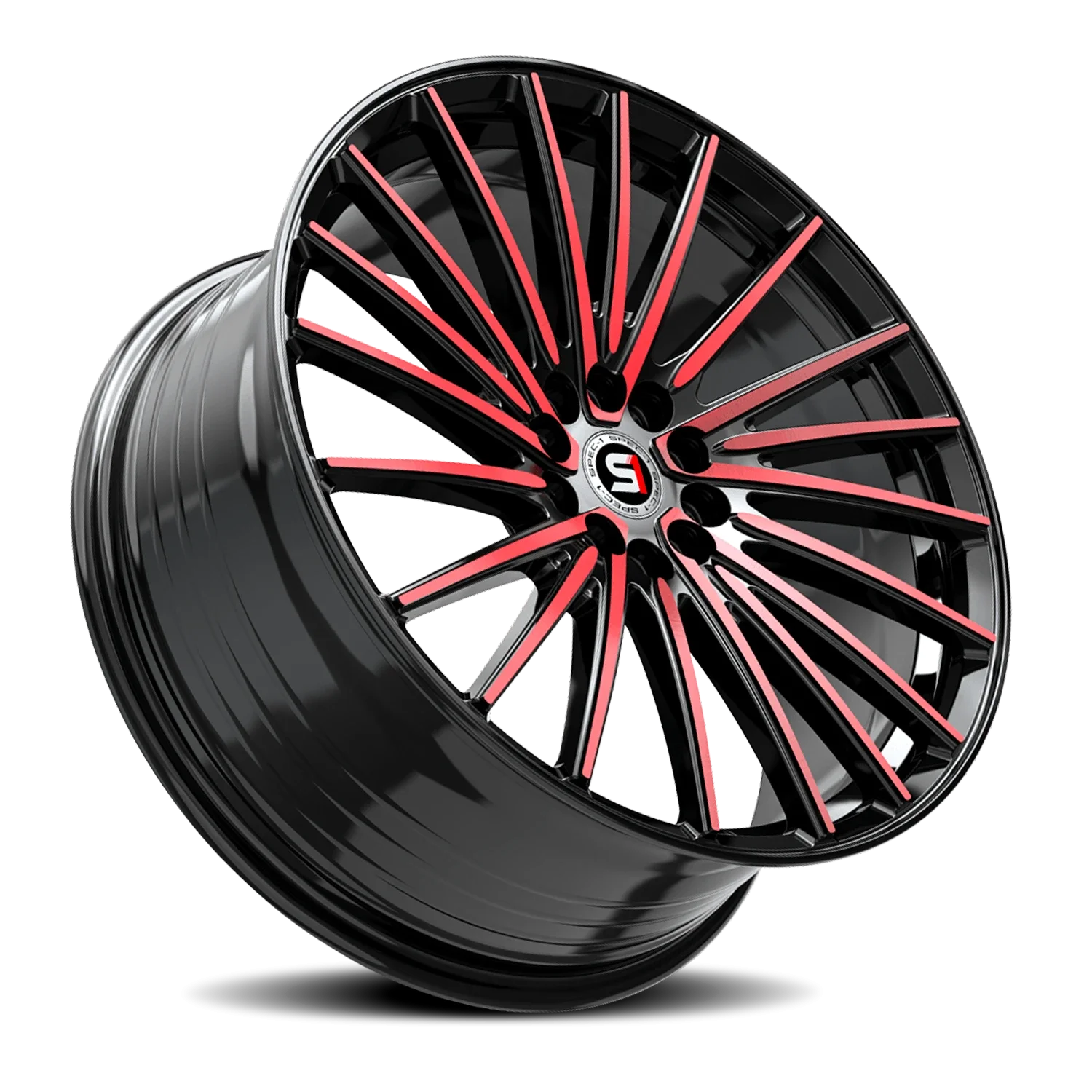 Spec-1 SP-68 20x8.5 5x112/5x114.3 +38 Black - Image 2