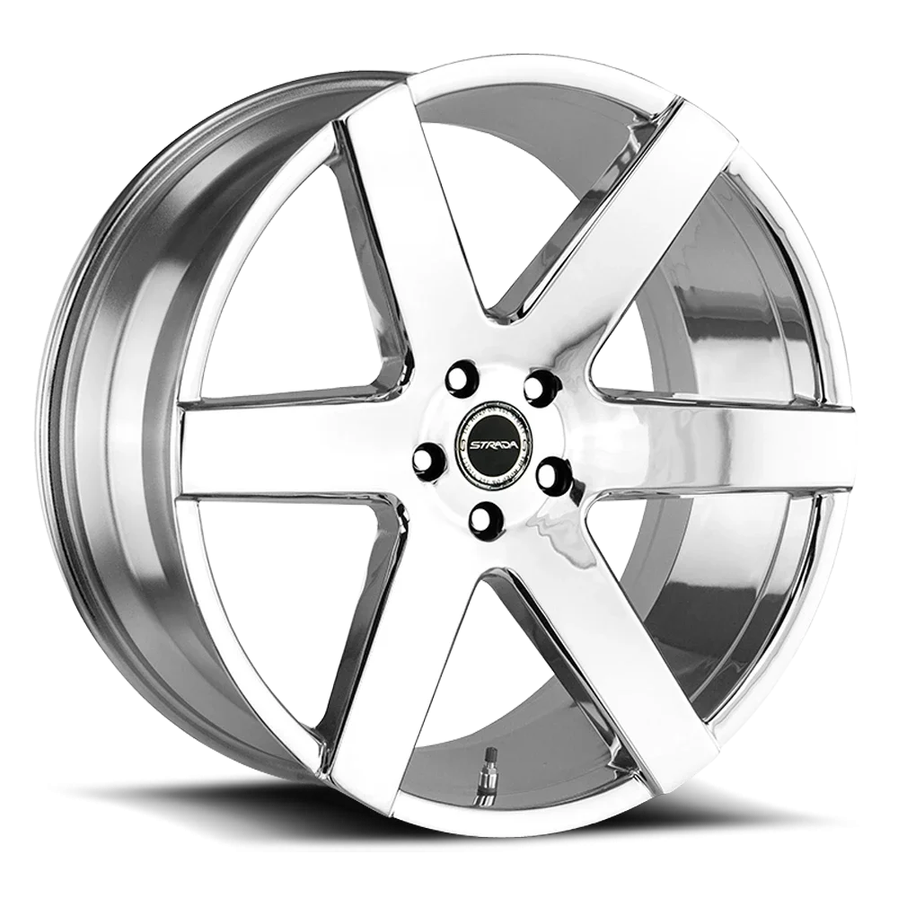 Strada Coda 22x9.5 6x139.7 +24 Chrome