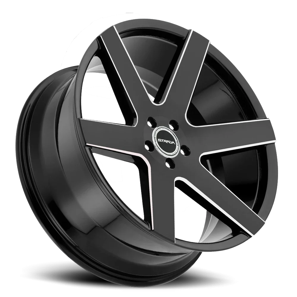 Strada Coda 22x9.5 6x139.7 +24 Black - Image 2