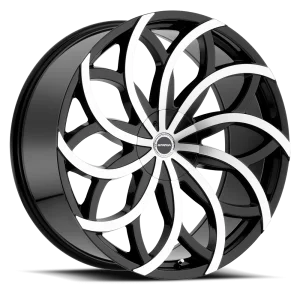 Strada Huracan 22x9.5 5x115/5x120 +35 Black