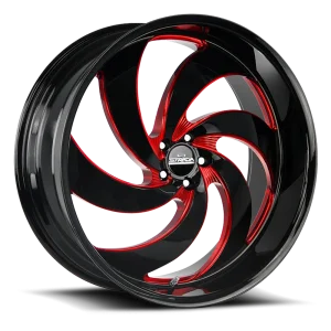 Strada Street Classics Retro 6 24x10 5x127 +15 Black