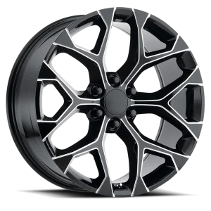 Strada Wheel Replicas Snowflake R176 GBML 28x10 6x139.7 +31 Black