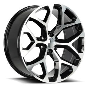 Strada Wheel Replicas Snowflake R176 GBM 28x10 6x139.7 +31 Black