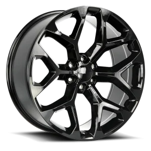 Strada Wheel Replicas Snowflake R176 GB 28x10 6x139.7 +31 Black