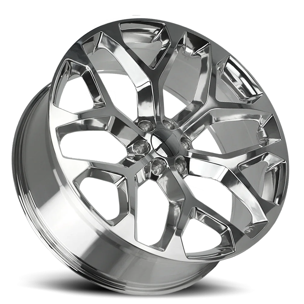 Strada Wheel Replicas Snowflake R176 P 26x10 6x139.7 +31 Polished - Image 2