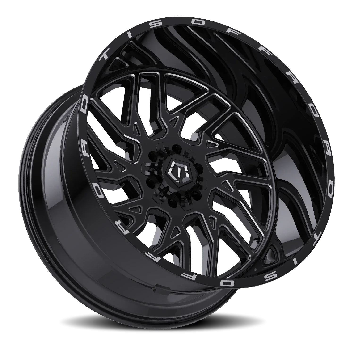 TIS 544BM 22x10 6x135/6x139.7 -19 Black - Image 2
