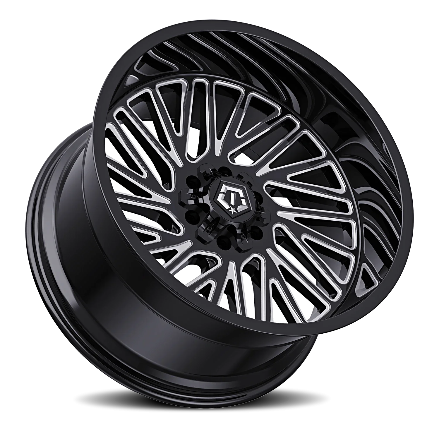 TIS 553BM 22x12 6x139.7/6x135 -44 Black - Image 2