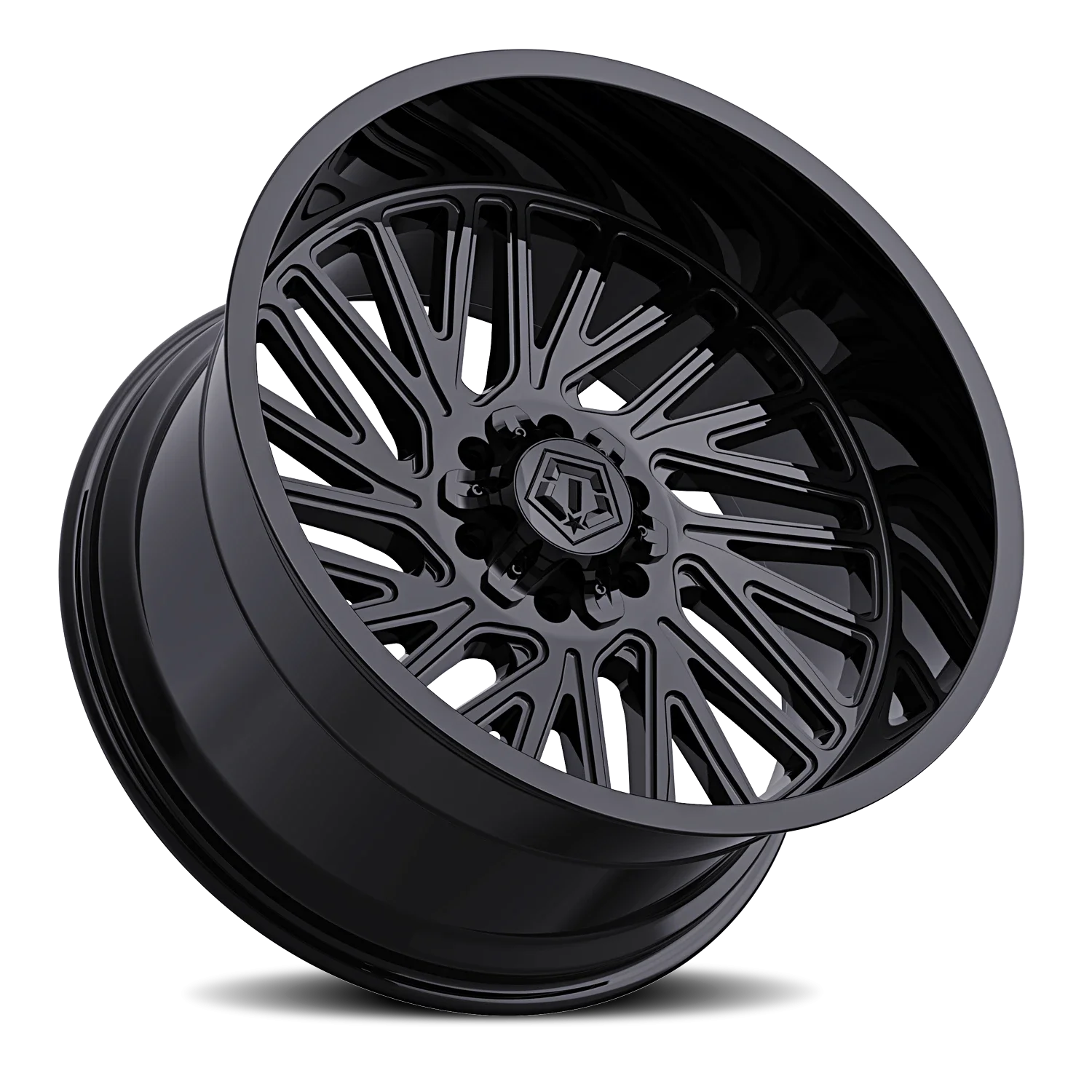 TIS 553B 22x10 8x180 -12 Black - Image 2