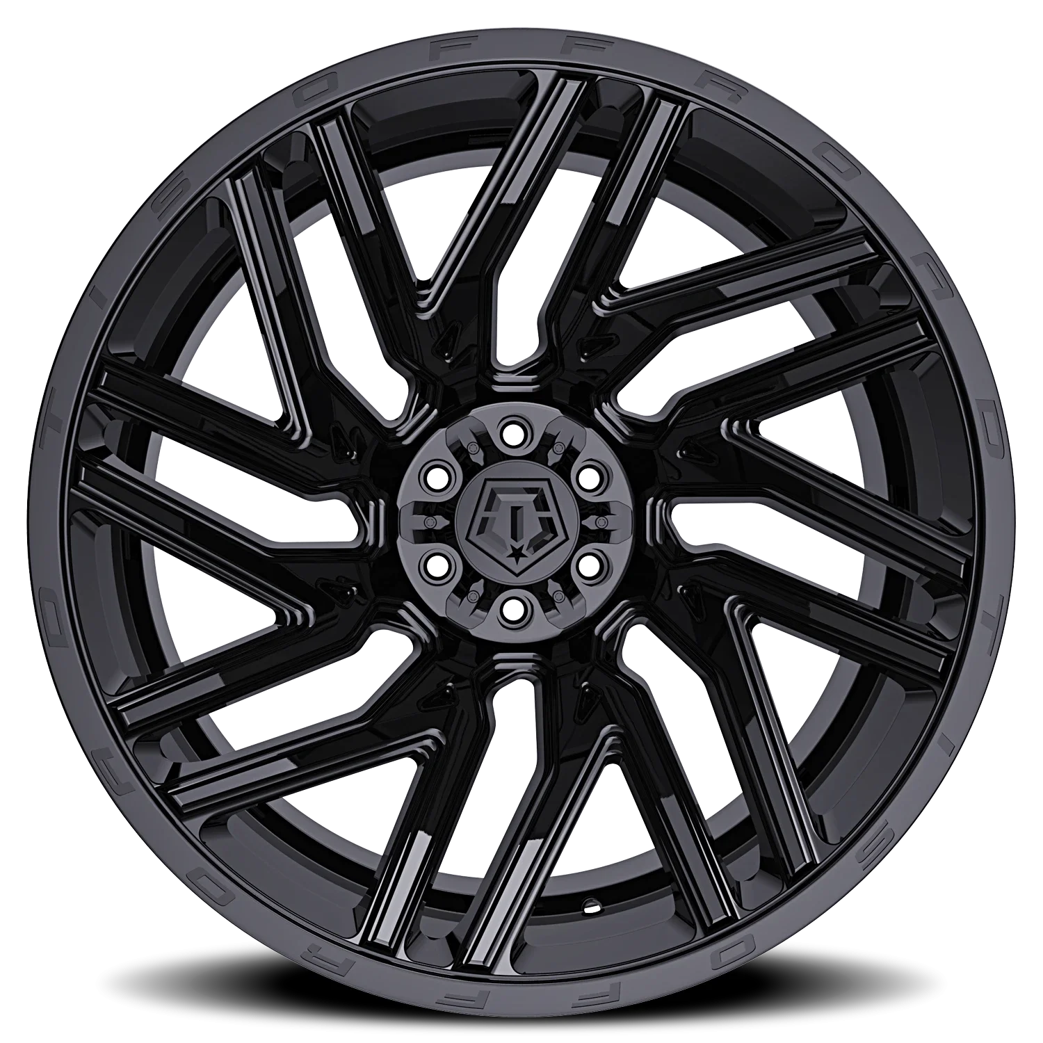 TIS 554B 22x10 6x135/6x139.7 -19 Black - Image 3