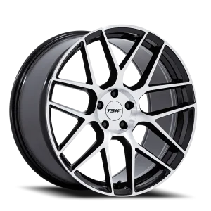 TSW Lasarthe 18x10.5 5x112 +35 Black