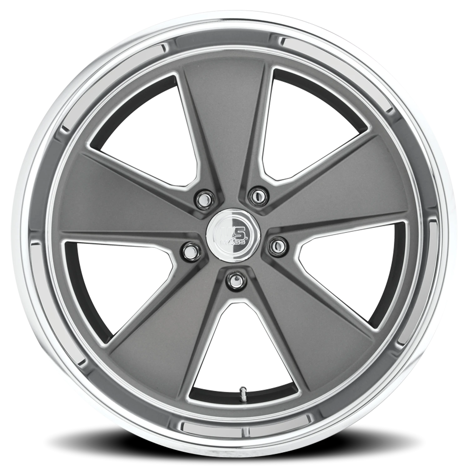 US Mags Roadster U120 18x8 5x120.65 +1 Gray - Image 3