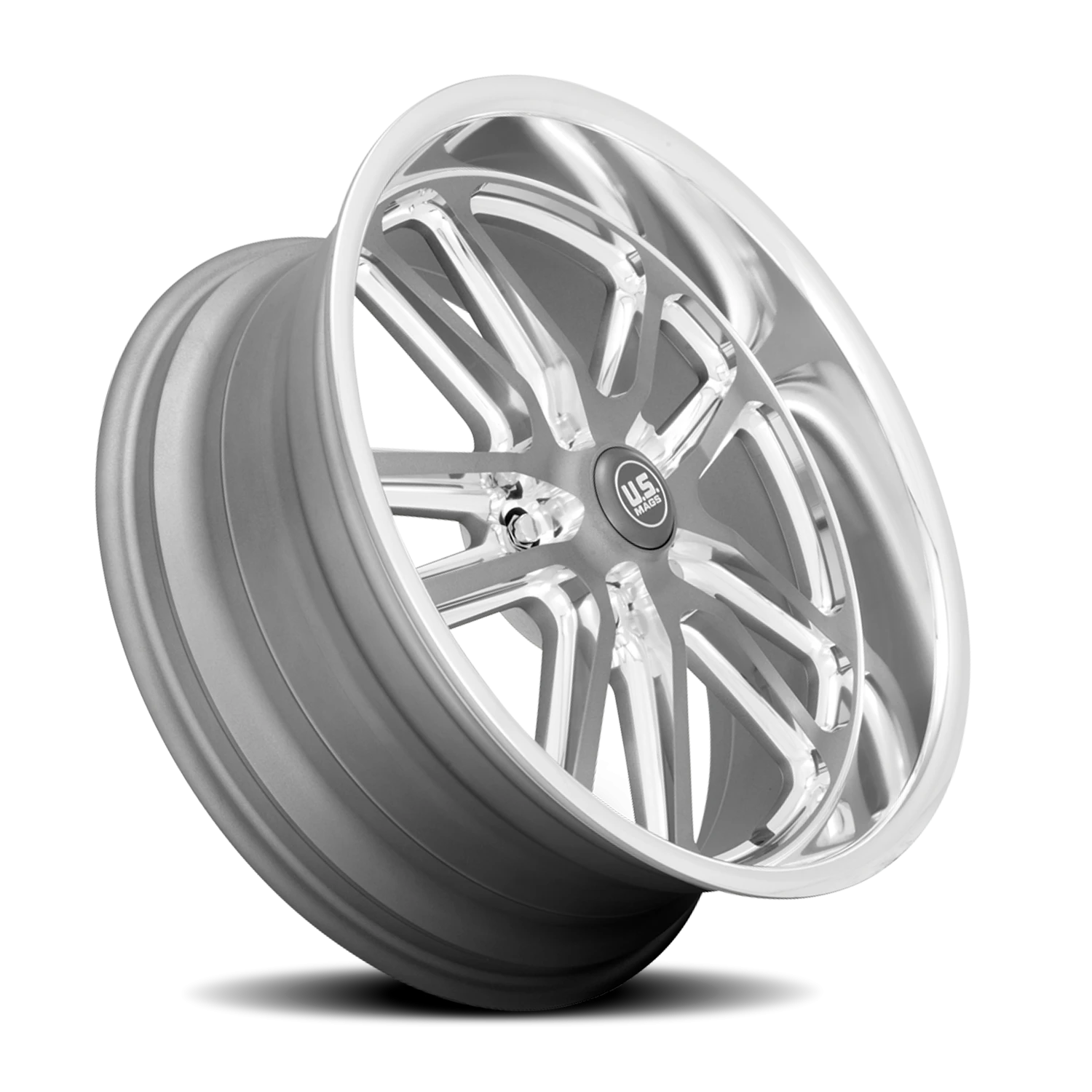 US Mags Bullet U130 20x8 5x127 +1 Gray - Image 2