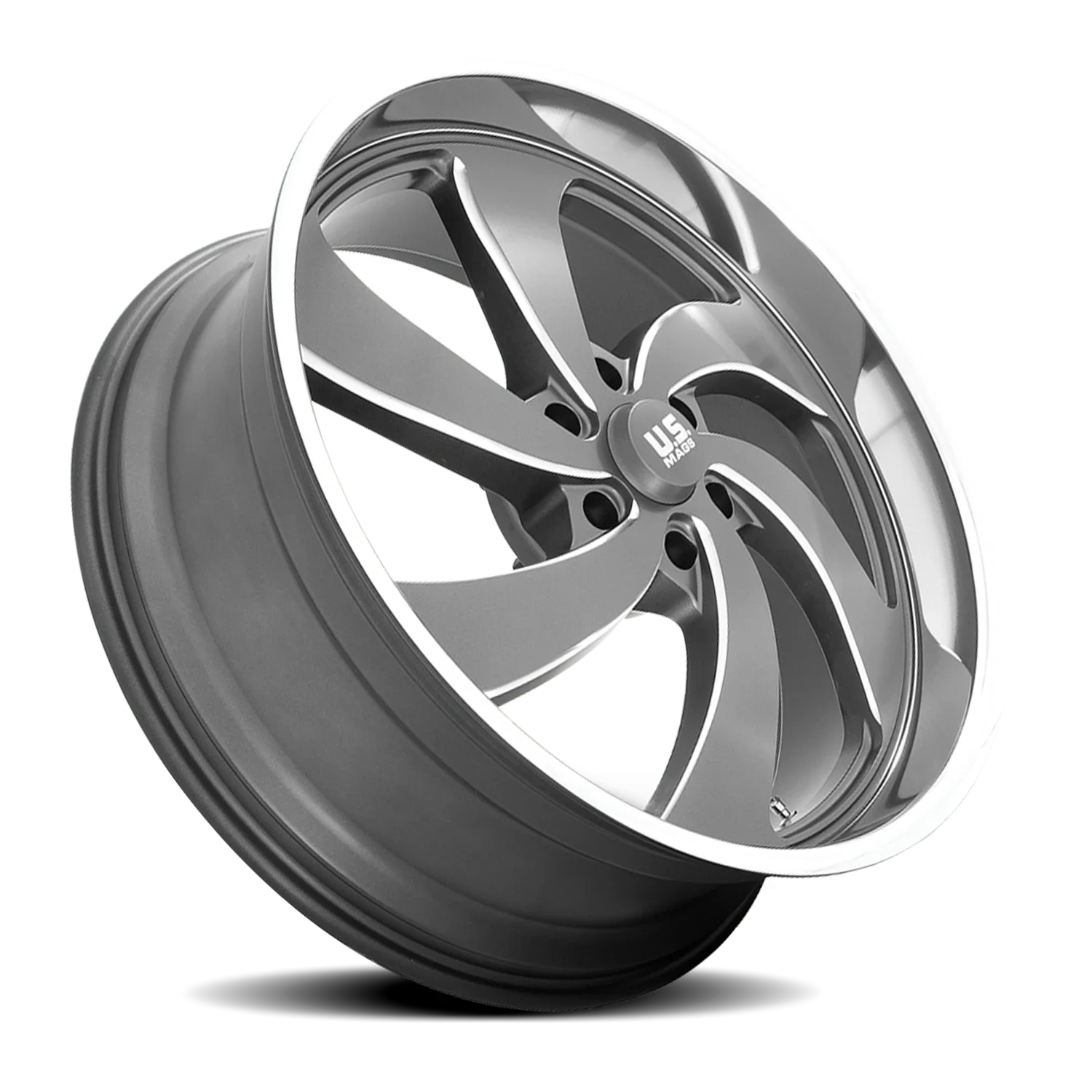 US Mags Desperado 6 U133 24x10 6x135 +25 Gray - Image 2