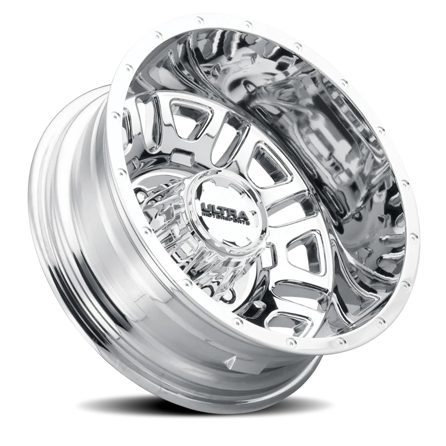 Ultra Hunter Truck Dually,Off-Road,Truck 003 17x6.5 8x210 -140 Chrome - Image 2