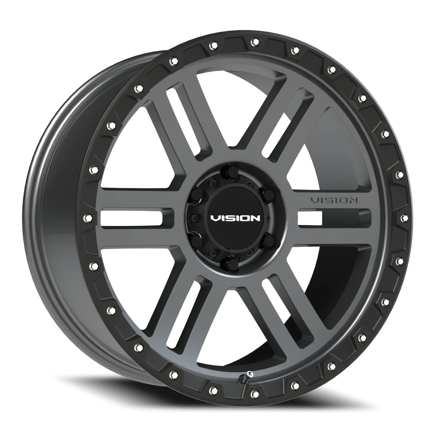 Vision 354 Manx 2 SGBL 20x9 6x135 +12 Gray
