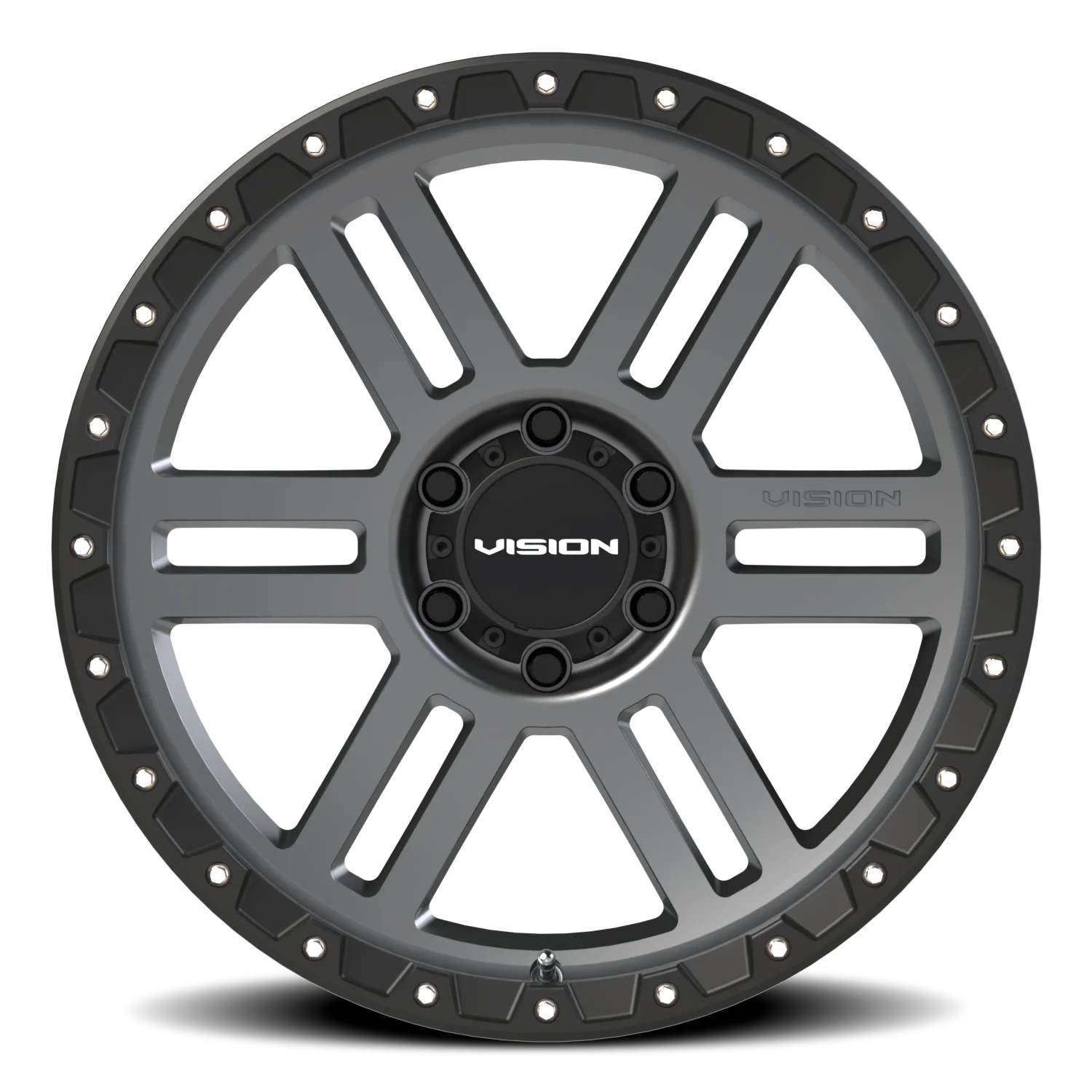 Vision 354 Manx 2 SGBL 20x9 6x135 +12 Gray - Image 3