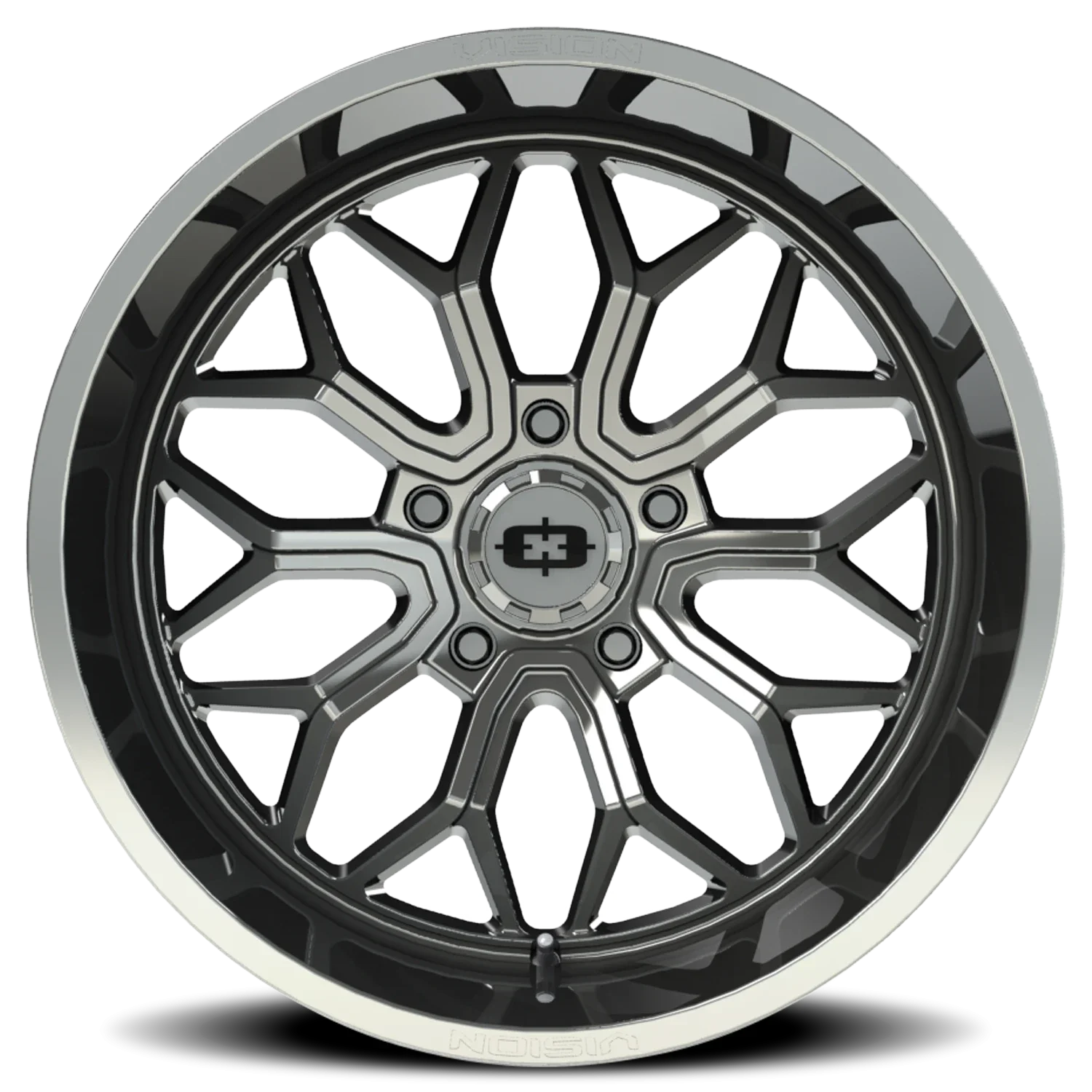 Vision 402 22x12 5x139.7 -51 Chrome - Image 3