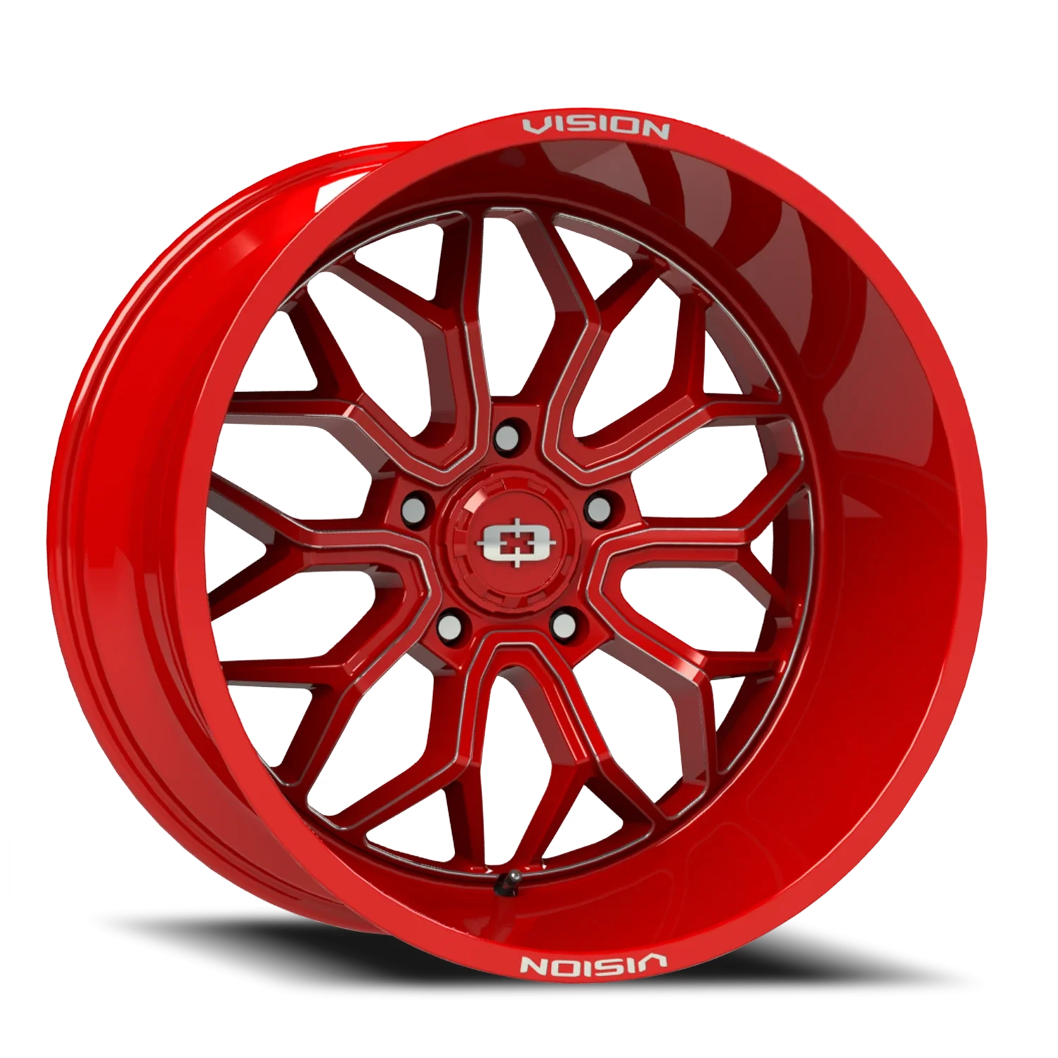 Vision 402 20x9 5x127 +10 Red