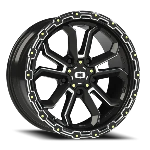 Vision 405 17x8 5x110 +30 Black