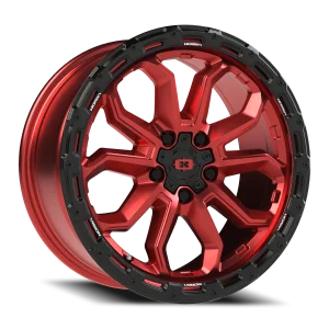 Vision 405 17x8 5x110 +30 Red