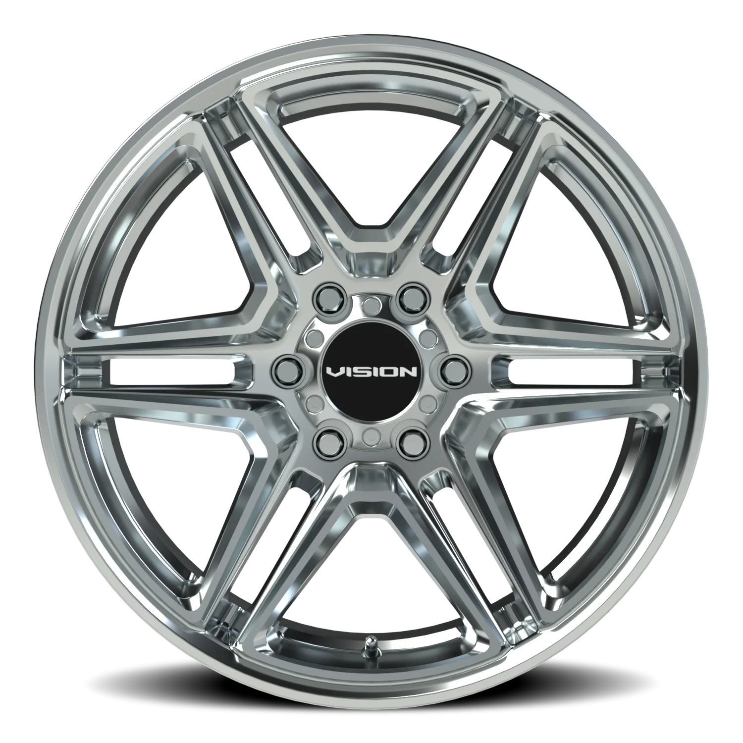 Vision 476 20x9 6x139.7 +30 Chrome - Image 3