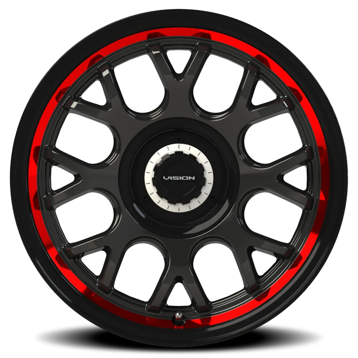 Vision 478 17x8 5x100/5x115 +38 Black - Image 3