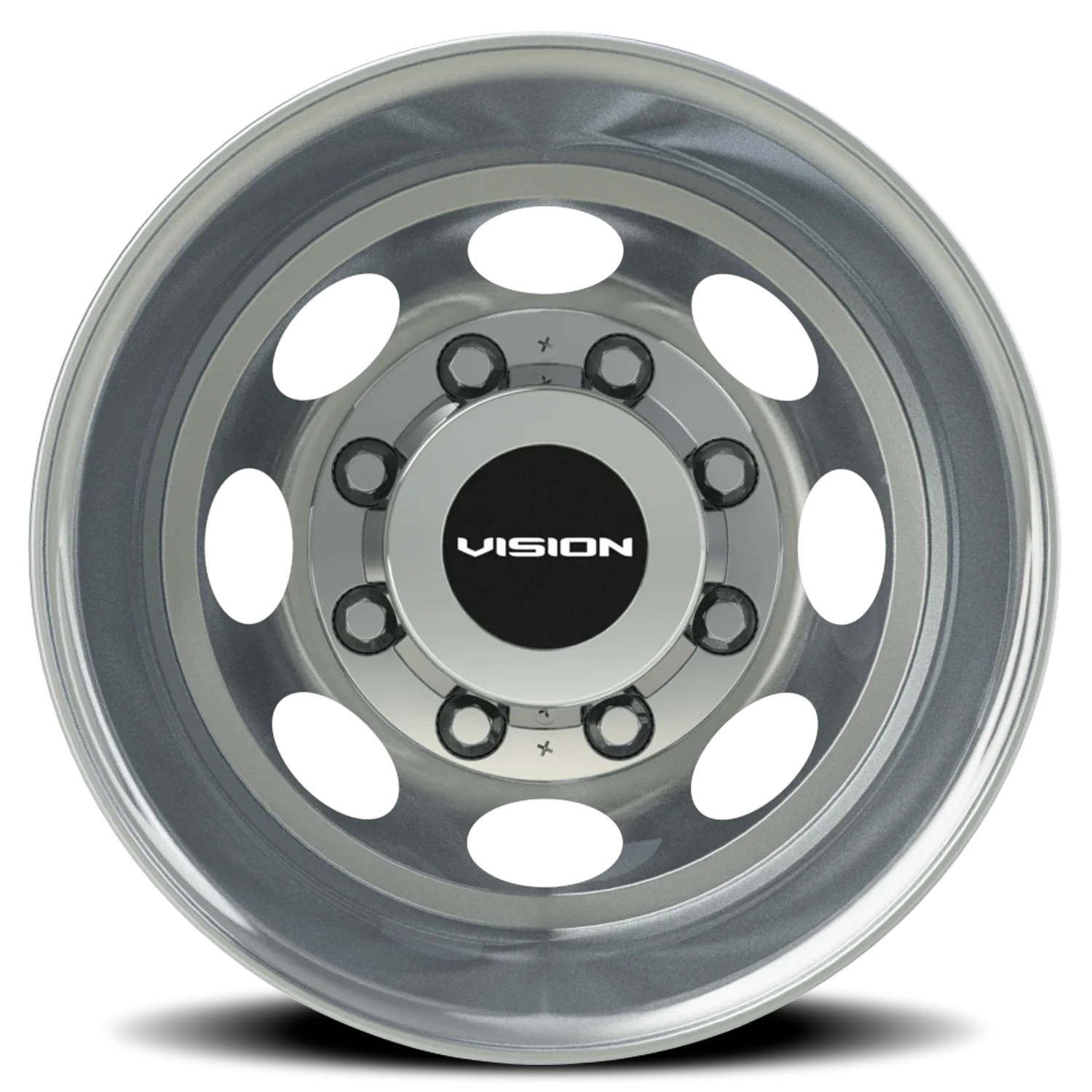 Vision 181NR 19.5x6.75 8x210 -143 Silver - Image 3