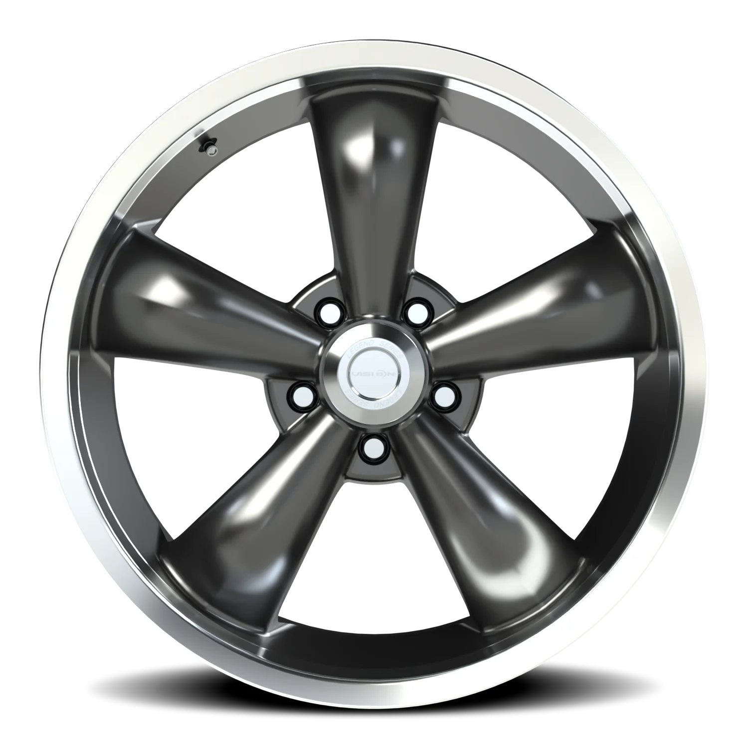 Vision 142 Legend 5 GM 18x8.5 5x120 +32 Gray - Image 3