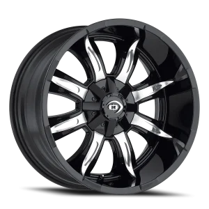 Vision 423 17x9 5x114.3 -12 Black