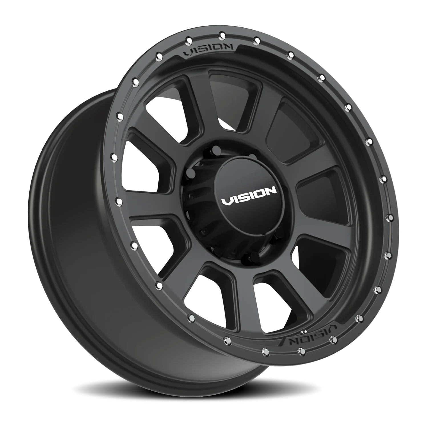 Vision 350 17x9 8x165.1 +12 Black - Image 2