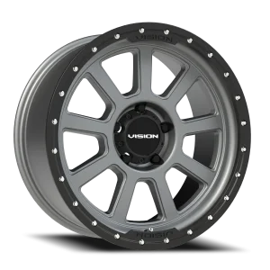 Vision 350 20x9 5x139.7 -12 Gray