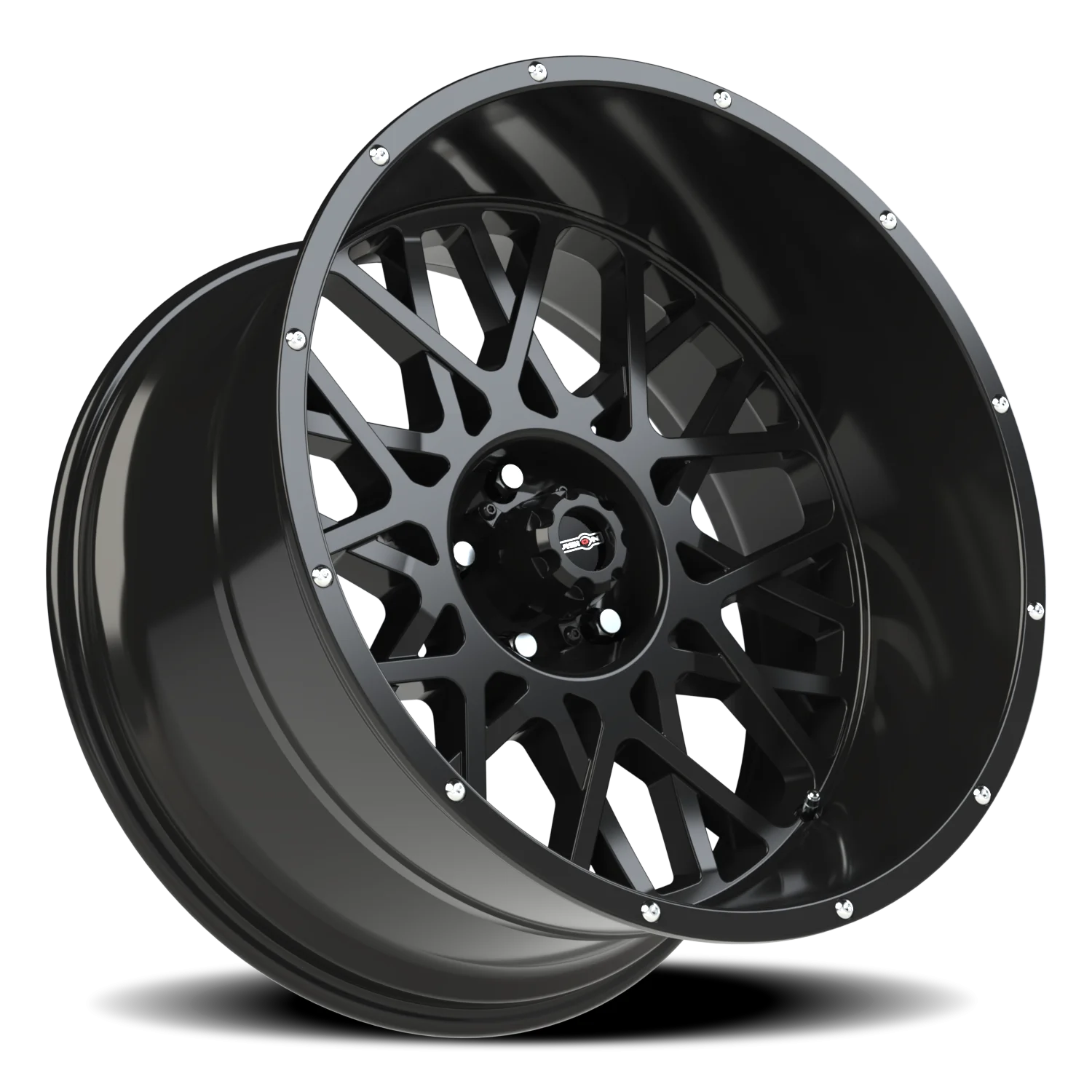 Vision 412 24x12 5x127 -51 Black - Image 2